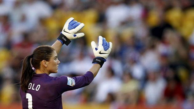 Brankářka fotbalistek USA Hope Solo Brankářka fotbalistek USA Hope Solo