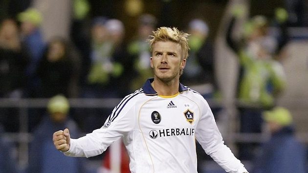 David Beckham v dresu LA Galaxy David Beckham v dresu LA Galaxy