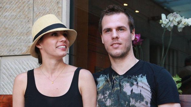David Krejčí s americkou přítelkyní Naomi na návštěvě Česka. David Krejčí s americkou přítelkyní Naomi na návštěvě Česka.