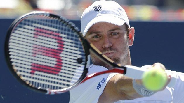 Americký tenista Mardy Fish na US Open Americký tenista Mardy Fish na US Open