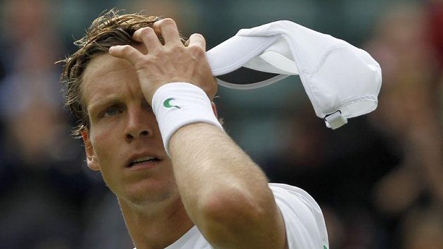 Zklamaný Tomáš Berdych Zklamaný Tomáš Berdych
