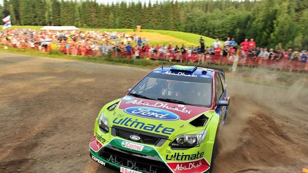 Finský pilot Mikko Hirvonen Finský pilot Mikko Hirvonen