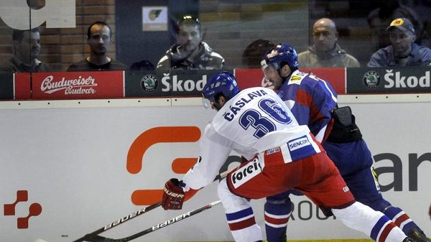 Petr Čáslava v souboji s Čiernikem ze Slovenska Petr Čáslava v souboji s Čiernikem ze Slovenska
