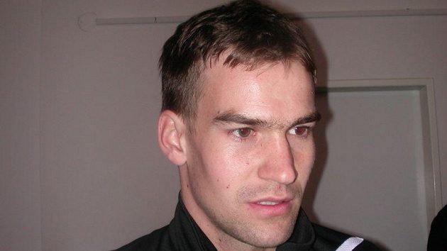 Brankář Jan Hanuš. Brankář Jan Hanuš.