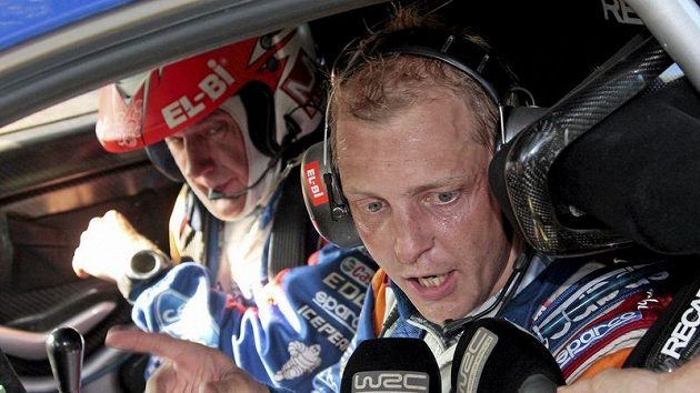Finský pilot Mikko Hirvonen. Finský pilot Mikko Hirvonen.