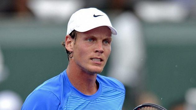 Tomáš Berdych na turnaji v Miami Tomáš Berdych na turnaji v Miami
