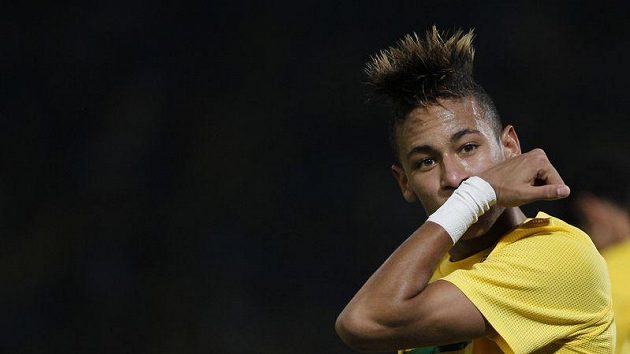 Brazilský fotbalista Neymar Brazilský fotbalista Neymar