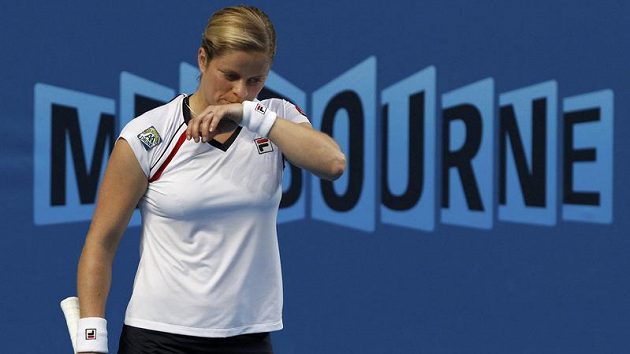 Zklamaná belgická tenistka Kim Clijstersová Zklamaná belgická tenistka Kim Clijstersová
