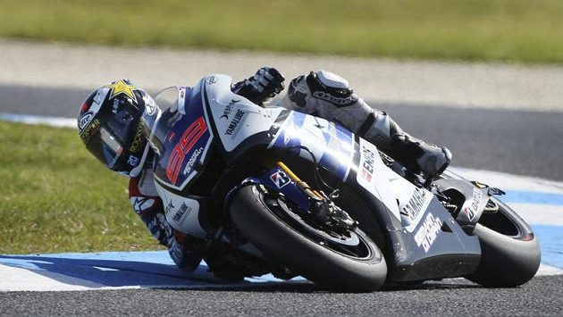 Jorge Lorenzo během závodu na Phillip Islandu. Ilustrační foto Jorge Lorenzo během závodu na Phillip Islandu. Ilustrační foto