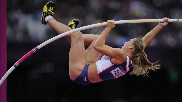 Jiřina Ptáčníková během olympijského finále v Londýně Jiřina Ptáčníková během olympijského finále v Londýně
