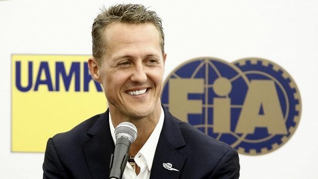 Bývalý pilot formule 1 Michael Schumacher Bývalý pilot formule 1 Michael Schumacher