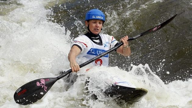 Kajakářka Štěpánka Hilgertová. Kajakářka Štěpánka Hilgertová.