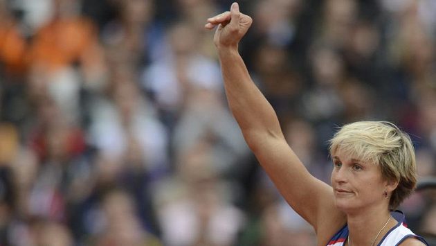 Spokojená oštěpařka Barbora Špotáková Spokojená oštěpařka Barbora Špotáková