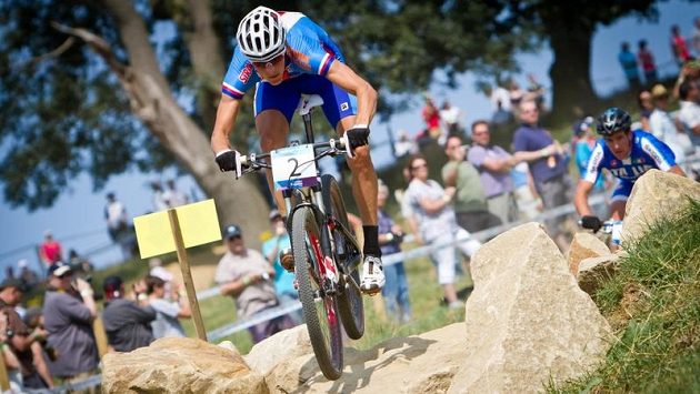 Jaroslav Kulhavý na trati v Hadleigh Farm, kde bude bojovat o vysněnou olympijskou medaili Jaroslav Kulhavý na trati v Hadleigh Farm, kde bude bojovat o vysněnou olympijskou medaili