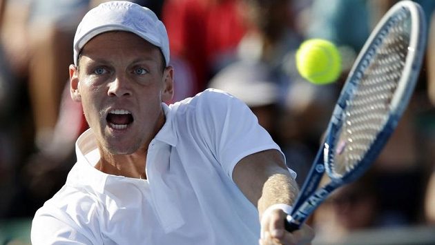 Zarputilý Tomáš Berdych. Zarputilý Tomáš Berdych.