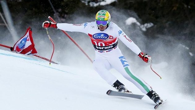 Ital Dominik Paris na trati v Bormiu. Ital Dominik Paris na trati v Bormiu.