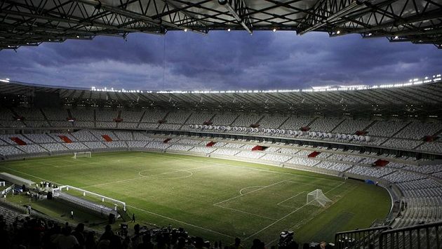 Stadión Mineirao v brazilském Belo Horizonte. Stadión Mineirao v brazilském Belo Horizonte.