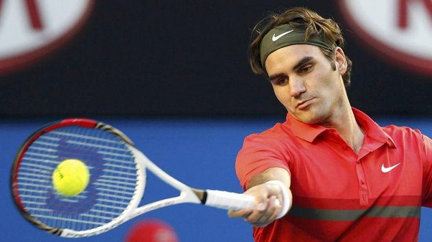 Švýcarský tenista Roger Federer na Australian Open Švýcarský tenista Roger Federer na Australian Open