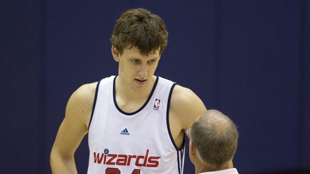 Basketbalista Washingtonu Jan Veselý. Basketbalista Washingtonu Jan Veselý.