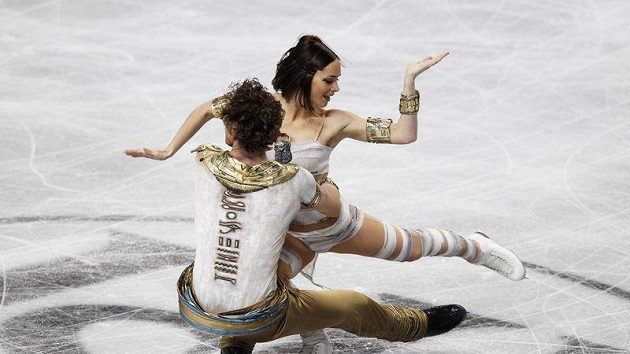 Krasobruslaři Nathalie Pechalatová a Fabian Bourzat Krasobruslaři Nathalie Pechalatová a Fabian Bourzat