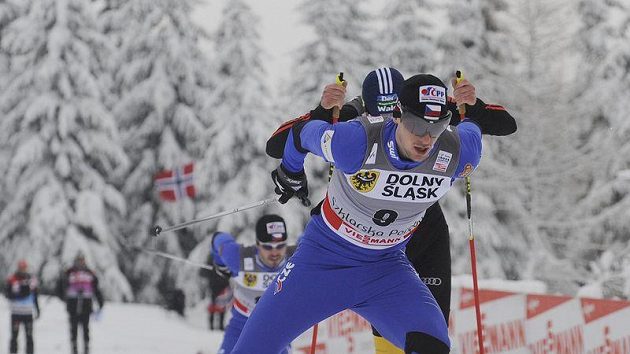 Běžec na lyžích Martin Jakš. Běžec na lyžích Martin Jakš.