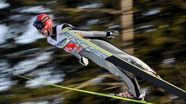 Roman Koudelka při závodu Turné čtyř můstků v Innsbrucku. Roman Koudelka při závodu Turné čtyř můstků v Innsbrucku.