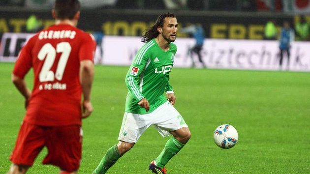 Petr Jiráček při své bundesligové premiéře v dresu Wolfsburgu proti Kolínu. Petr Jiráček při své bundesligové premiéře v dresu Wolfsburgu proti Kolínu.