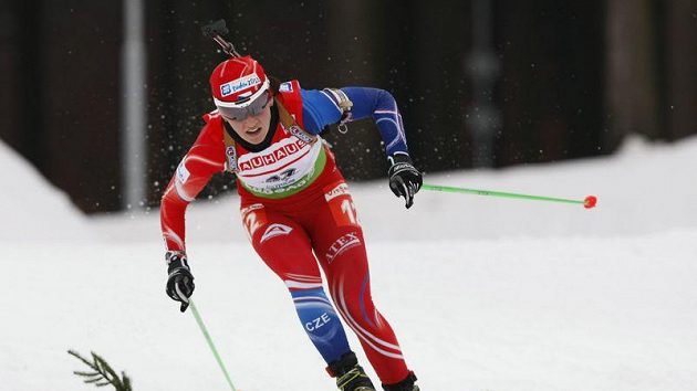 Česká biatlonistka Veronika Vítková Česká biatlonistka Veronika Vítková