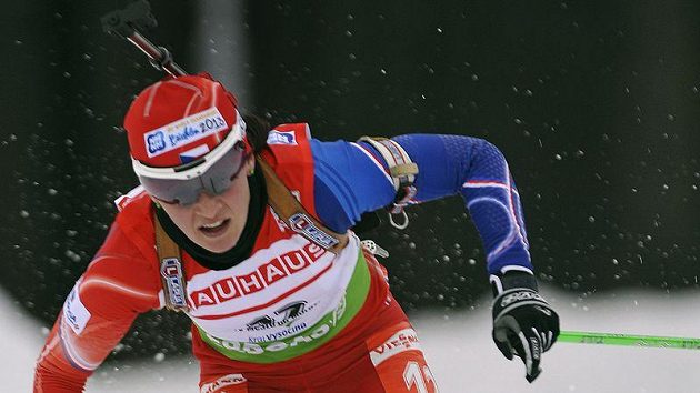 Biatlonistka Veronika Vítková Biatlonistka Veronika Vítková