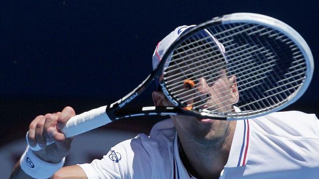 Novak Djokovič si s Italem Paolo Lorenzim jen lehce pohrál. Novak Djokovič si s Italem Paolo Lorenzim jen lehce pohrál.