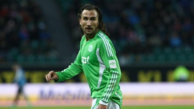 Petr Jiráček v dresu Wolfsburgu. Petr Jiráček v dresu Wolfsburgu.
