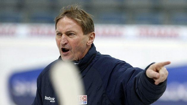Alois Hadamczik na tréninku národního týmu Alois Hadamczik na tréninku národního týmu