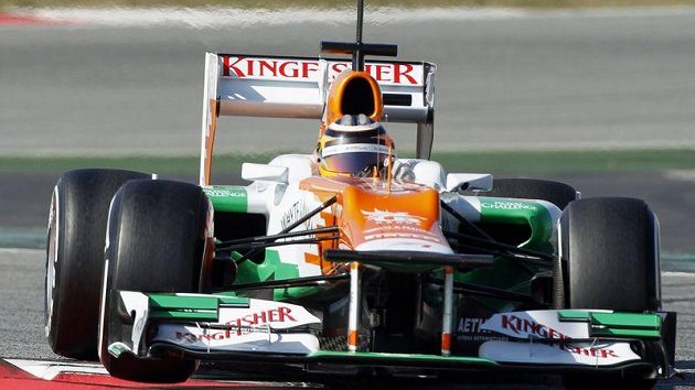 Nico Hülkenberg z týmu Force India Nico Hülkenberg z týmu Force India