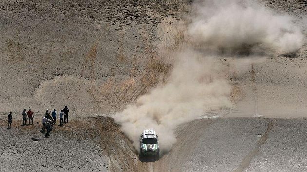 Mini Stephana Peterhansela na trati Rallye Dakar Mini Stephana Peterhansela na trati Rallye Dakar