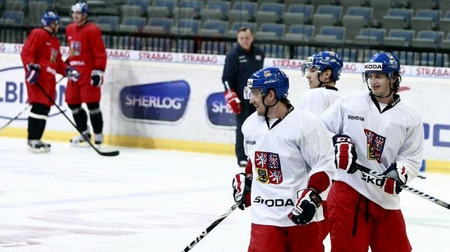 Útočník Jan Kolář (zcela vpravo) se těší na reprezentační start. Útočník Jan Kolář (zcela vpravo) se těší na reprezentační start.