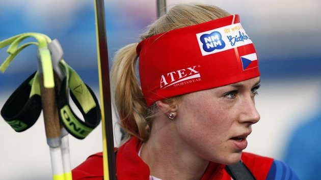 Česká biatlonistka Barbora Tomešová Česká biatlonistka Barbora Tomešová
