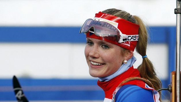 Česká biatlonistka Gabriela Soukalová Česká biatlonistka Gabriela Soukalová