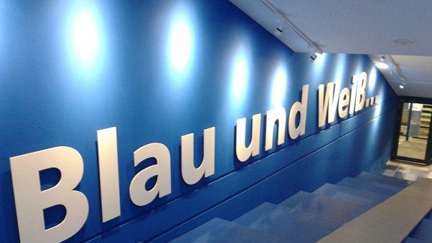 Útroby stadionu fotbalistů německého klubu Schalke 04. Ilustrační snímek. Útroby stadionu fotbalistů německého klubu Schalke 04. Ilustrační snímek.