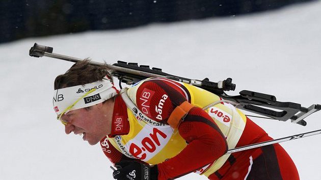 Norský biatlonista Emil Hegle Svendsen při sprinterském závodu SP v Novém Městě na Moravě. Norský biatlonista Emil Hegle Svendsen při sprinterském závodu SP v Novém Městě na Moravě.