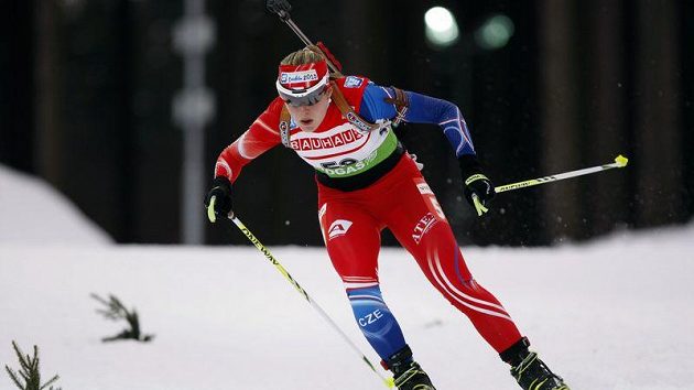 Česká biatlonistka Gabriela Soukalová Česká biatlonistka Gabriela Soukalová