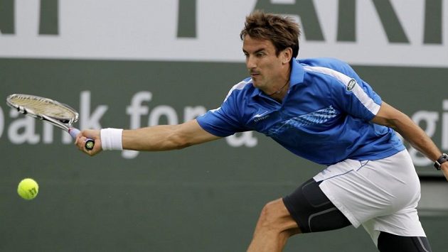 Španělský tenista Tommy Robredo. Španělský tenista Tommy Robredo.