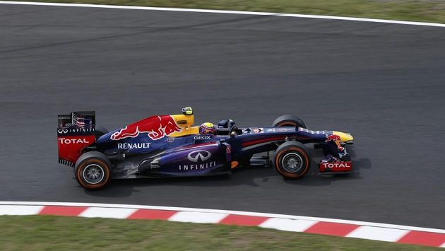 Australan Mark Webber na trati. Australan Mark Webber na trati.