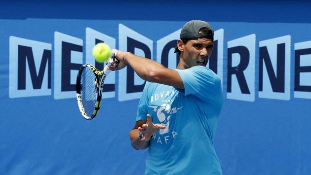 Světová jednička Rafael Nadal na Australian Open. Světová jednička Rafael Nadal na Australian Open.