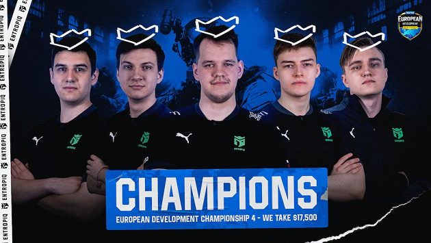 CS:GO sestava Entropiqu slaví další turnajový triumf. Zdroj: www.entropiq.gg CS:GO sestava Entropiqu slaví další turnajový triumf. Zdroj: www.entropiq.gg