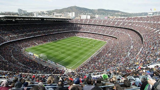 Camp Nou v Barceloně Camp Nou v Barceloně