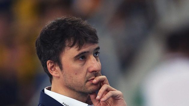 Trenér české volejbalosvé reprezentace Miguel Ángel Falasca. Trenér české volejbalosvé reprezentace Miguel Ángel Falasca.
