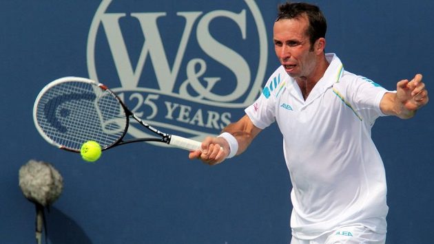 Radek Štěpánek na turnaji v Cincinnati dohrál. Radek Štěpánek na turnaji v Cincinnati dohrál.