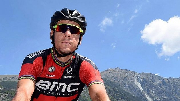 Cyklista Philippe Gilbert. Cyklista Philippe Gilbert.