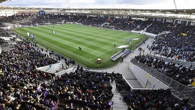 Stadium Municipal v Toulouse. Stadium Municipal v Toulouse.