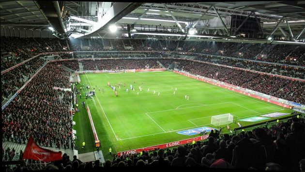 Stade Pierre-Mauroy v Lille - ilustrační foto. Stade Pierre-Mauroy v Lille - ilustrační foto.